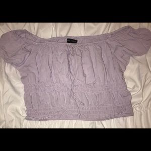 PACSUN OFF THE SHOULDER CROP TOP - NEVER WORN